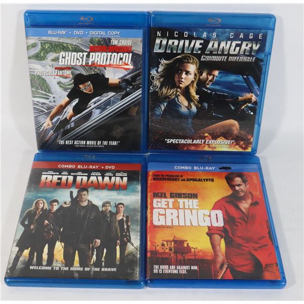 BUNDLE OF BLU-RAY MOVIES, ALL GOOD WORKING CONDITION