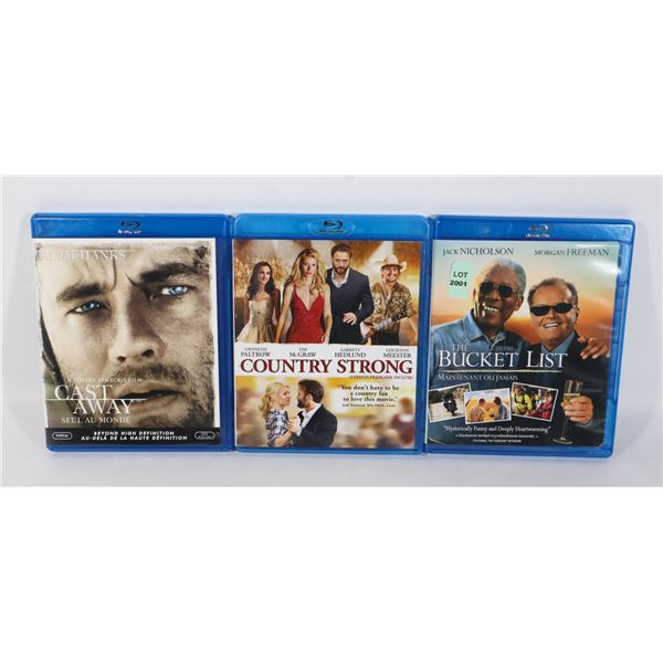 BUNDLE OF BLU-RAY MOVIES, ALL GOOD WORKING CONDITION