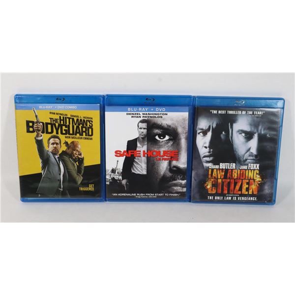 BUNDLE OF BLU-RAY MOVIES, ALL GOOD WORKING CONDITION