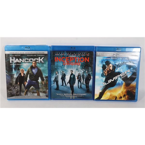 BUNDLE OF BLU-RAY MOVIES, ALL GOOD WORKING CONDITION