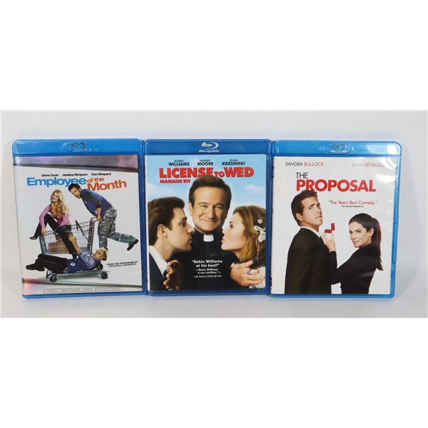 BUNDLE OF BLU-RAY MOVIES, ALL GOOD WORKING CONDITION