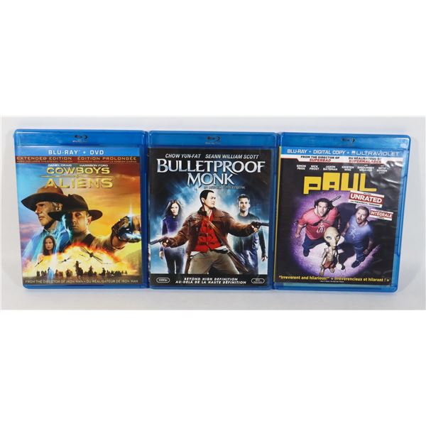 BUNDLE OF BLU-RAY MOVIES, ALL GOOD WORKING CONDITION