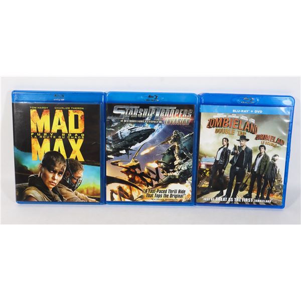 BUNDLE OF BLU-RAY MOVIES, ALL GOOD WORKING CONDITION