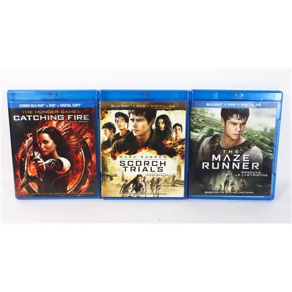 BUNDLE OF BLU-RAY MOVIES, ALL GOOD WORKING CONDITION