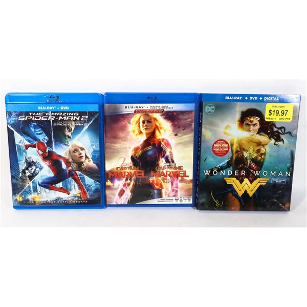 BUNDLE OF BLU-RAY MOVIES, ALL GOOD WORKING CONDITION