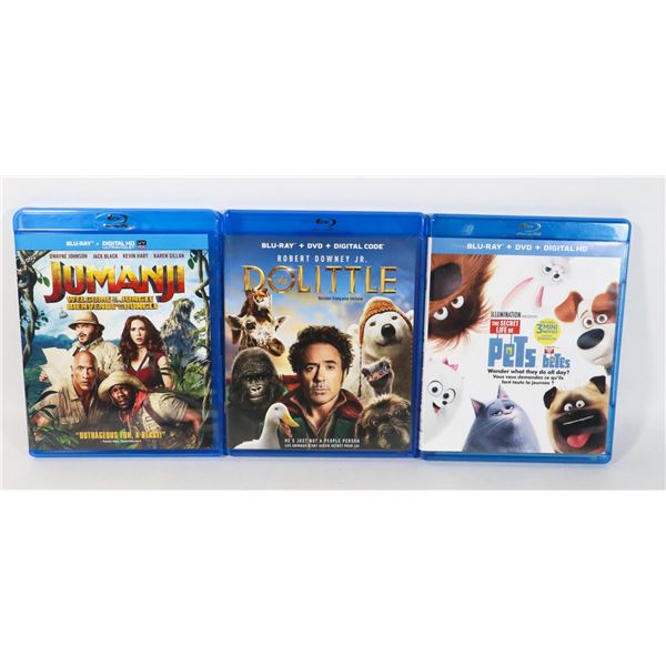 BUNDLE OF BLU-RAY MOVIES, ALL GOOD WORKING CONDITION