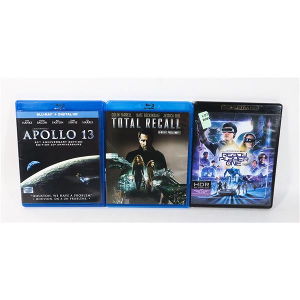 BUNDLE OF BLU-RAY MOVIES, ALL GOOD WORKING CONDITION