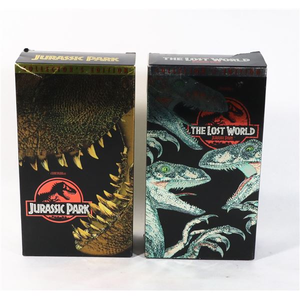 JURASSIC PARK AND JURASSIC PARK THE LOST WORLD