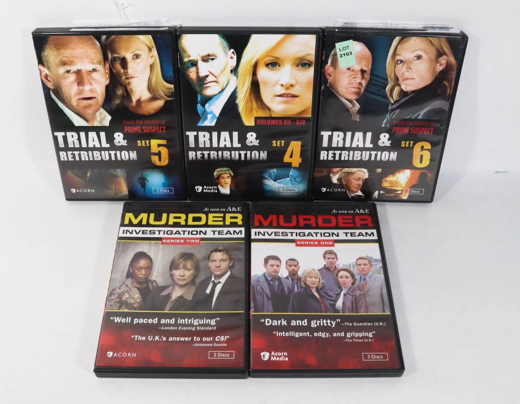 BUNDLE OF UK SERIES DVDS