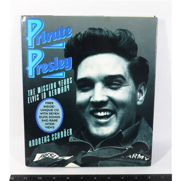 PRIVATE PRESLEY HARDCOVER BOOK