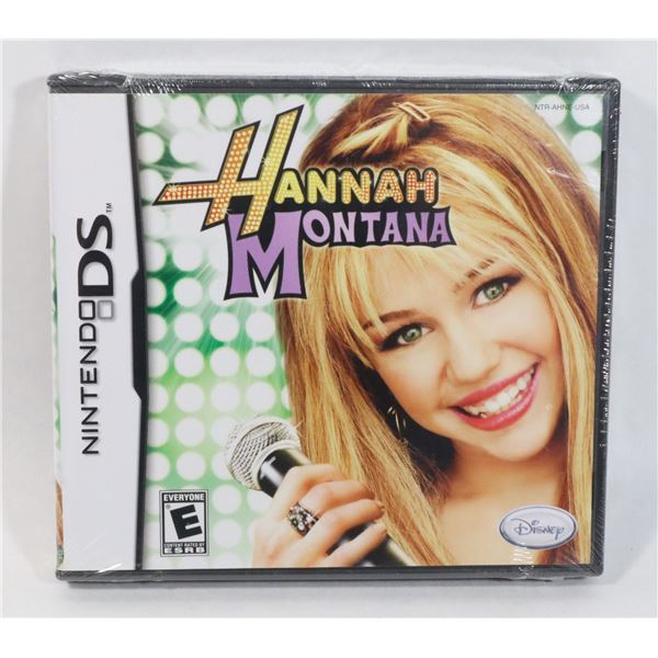 NEW FACTORY SEALED NINTENDO DS HANNAH MONTANA