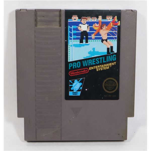 AUTHENTIC NINTENDO GAME: PRO WRESTLING