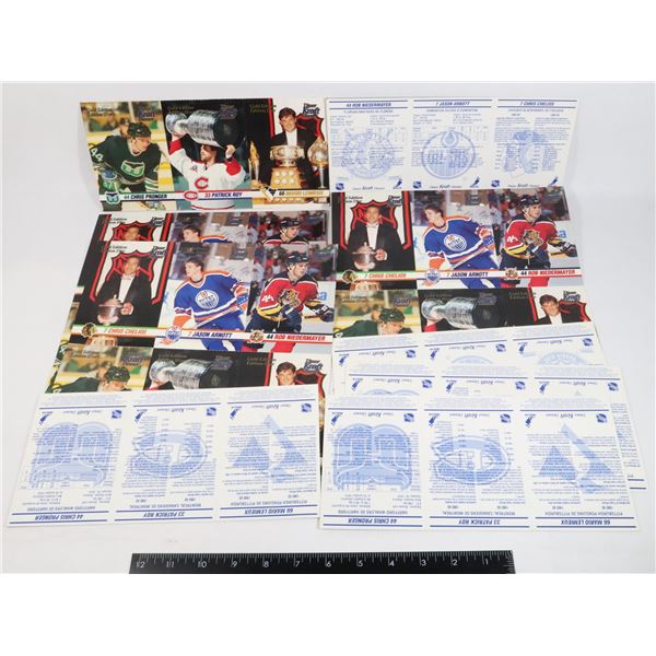 LARGE LOT OF KRAFT DINNER COLLECTOR NHL