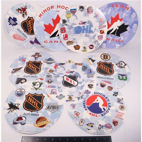 LARGE LOT OF KRAFT NHL COLLECTOR ITEMS