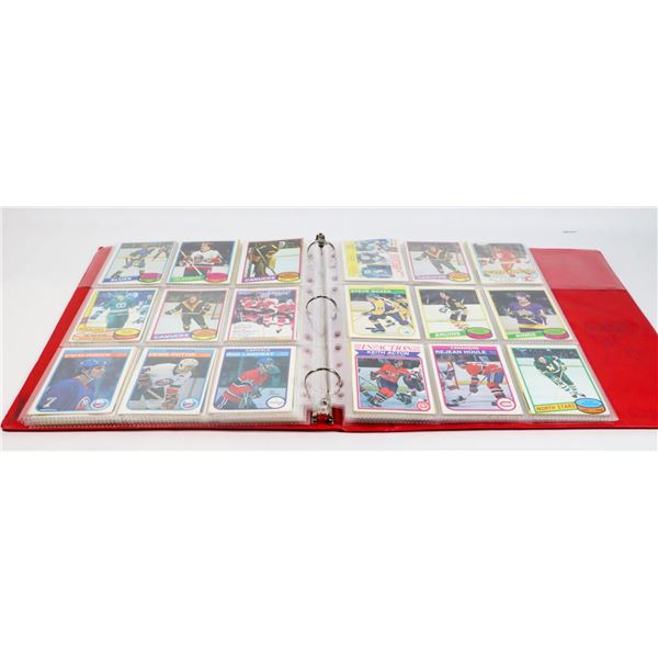 BINDER OF 1979-1983 O-PEE-CHEE HOCKEY CARDS