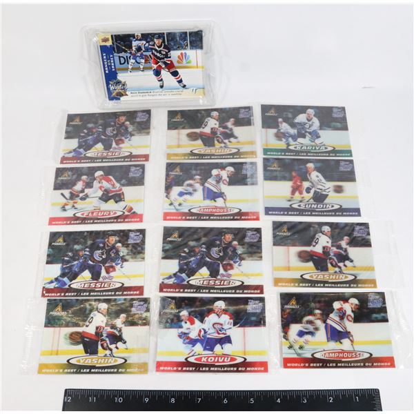 LOT OF OVERSIZED KRAFT DINNER NHL HOCKEY CARDS