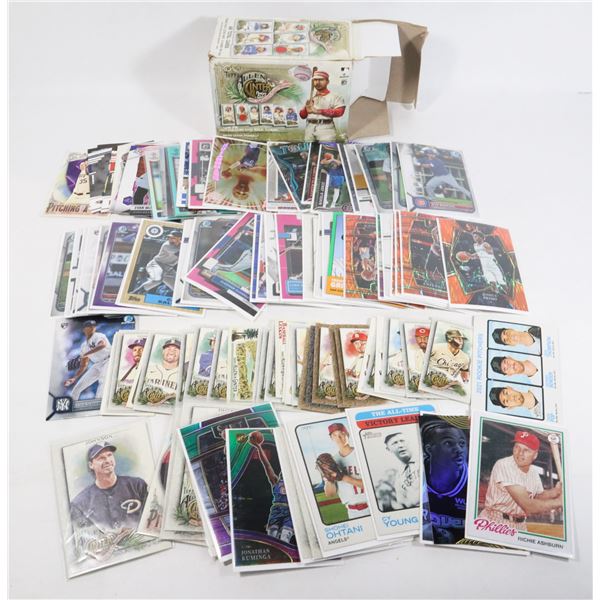 BOX OF SPORTS CARDS, BASEBALL AND BASKETBALL