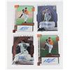 Image 1 : FOUR SIGNED BASEBALL CARDS INCLUDING