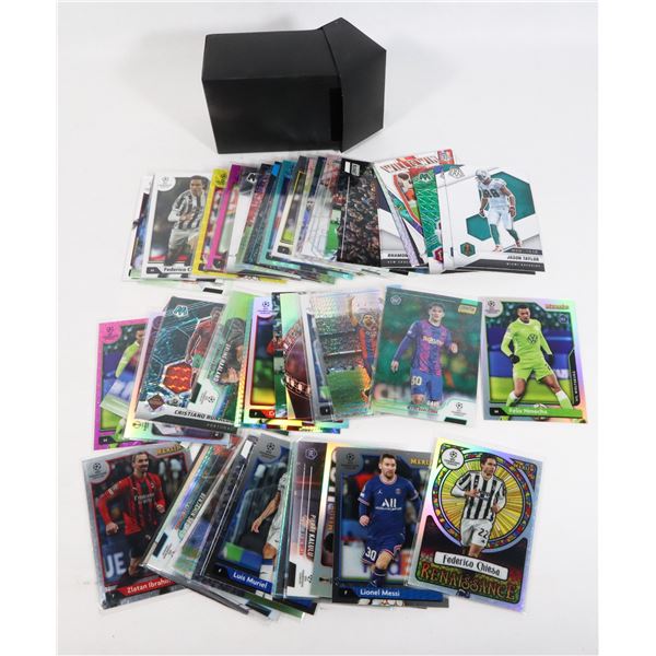 BOX OF SPORTS CARDS, MOSTLY SOCCER