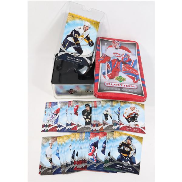 TIN OF UPPER DECK OVATION NHL HOCKEY CARDS