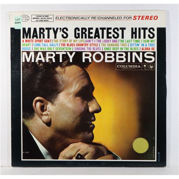 MARTY ROBBINS GREATEST HITS