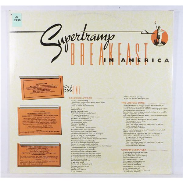 SUPERTRAMP BREAKFAST IN AMERICA