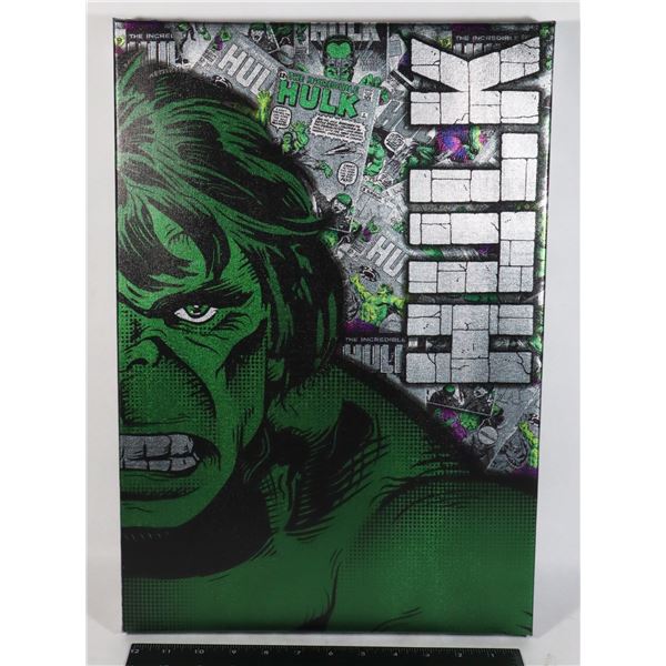 THE INCREDIBLE HULK CANVAS STYLE WALL ART