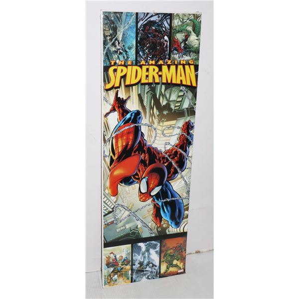 LARGE SPIDER MAN POSTER ON CARDBOARD 12" X 36"