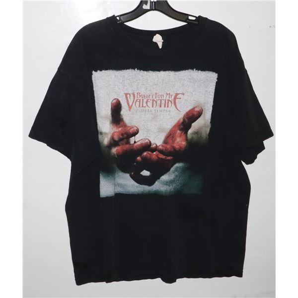 XL 100% COTTON. BULLET FOR MY VALENTINE CONCERT