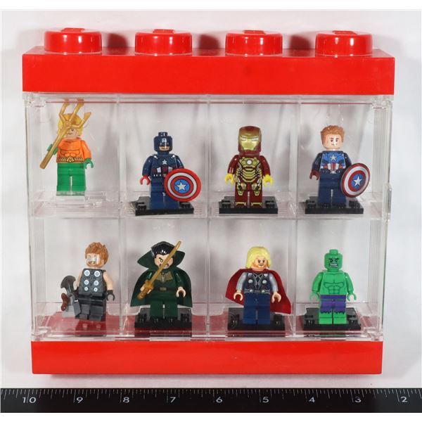 LEGO SUPERHEROS 8PC MINI FIG SET WITH