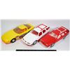 Image 1 : THREE VINTAGE PLASTIC TOY CARS, ONE IS BY ERTL