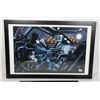 Image 1 : FRAMED BATMAN AND ROBIN IN THE BATMOBILE ARTWORK