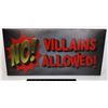 Image 1 : NO! VILLAINS ALLOWED! CANVAS STYLE ARTWORK