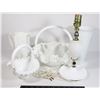 Image 1 : LARGE LOT OF MILK GLASS