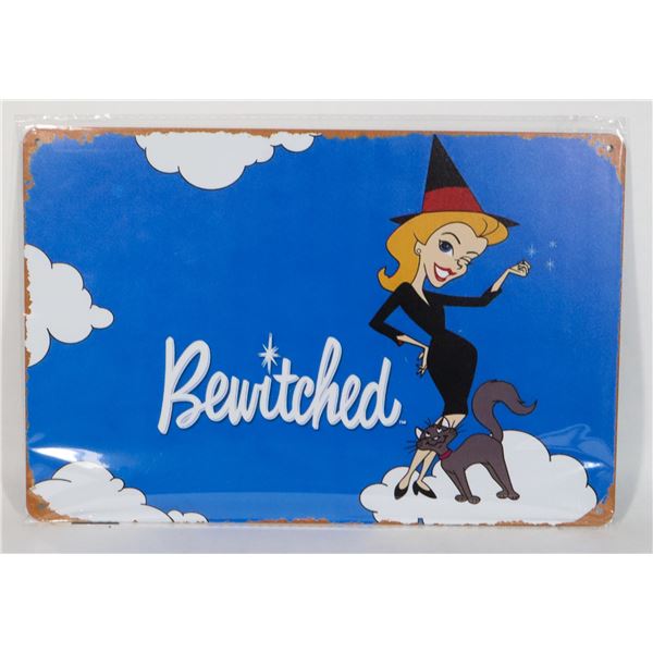 NEW BEWITCHED WITH CAT THEME ON  REPLICA METAL