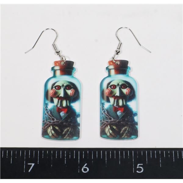 NEW SAW THEME DROP EARRINGS