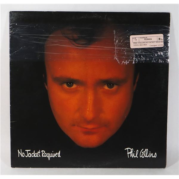 PHIL COLLINS NO JACKET REQUIRED VINYL RECORD