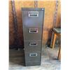 Image 1 : FOUR-DRAWER LOCKING FILE CABINET