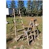 Image 1 : A-FRAME LADDERS AND STEP LADDERS, LOT OF THREE
