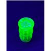 Image 2 : Vintage Uranium Glass 3" H Toothpick Holder
