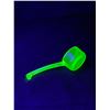 Image 2 : Hard To Find Vintage Uranium Glass Scoop. Approx. 5.5" L