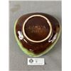 Image 3 : Vintage 3 Sided Flower Bowl w/ Frog. Marked Canada 7135A. Approx. 6.5" Across