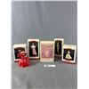 Image 1 : Nice Assortment Of 5, Mid-Late  90's Hallmark Barbie Collector Series Keepsake Ornaments
