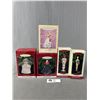 Image 1 : Nice Assortment Of 5, Mid-Late  90's Hallmark Barbie Collector Series Keepsake Ornaments