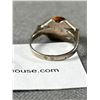 Image 2 : Beautiful Vintage Sterling Silver Genuine Amber Ring