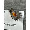 Image 3 : Gorgeous 925 Sterling Silver Vintage Genuine Amber Pendant