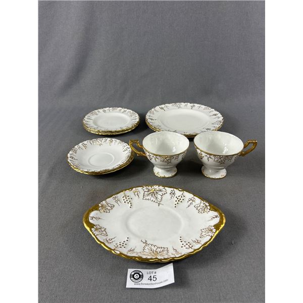 9 Pieces Of Royal Crown Derby Bone Chine (High Quality)