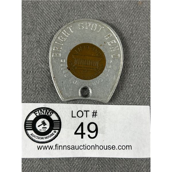 Vintage Good Luck Penny Medallion/FOB