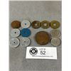 Image 1 : Assortment Of Tokens - Amusement, 1953 Coronation Medallion & More
