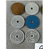 Image 2 : Assortment Of Tokens - Amusement, 1953 Coronation Medallion & More